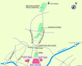 Site information Map of AIST Central