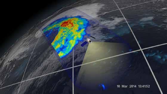 NASA-JAXA Joint First Images from the GPM Core Observatory JAXA/NASA Three dimensional structure of precipitation