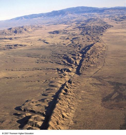 Transform Strike-slip fault Fault gets stuck, builds pressure and snaps Causes