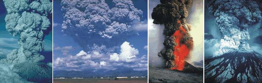 VOLCANOES Magma release Extrusion of lava on the surface Release of solid rock, gas and ash Occur near plate boundaries or hot spots Classified by type and form of