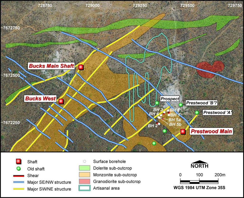 Background Information About the Prestwood Gold Mine The historic Prestwood Gold Mine is located approximately 112km south east of Bulawayo in Zimbabwe, and historically produced approximately 499kg