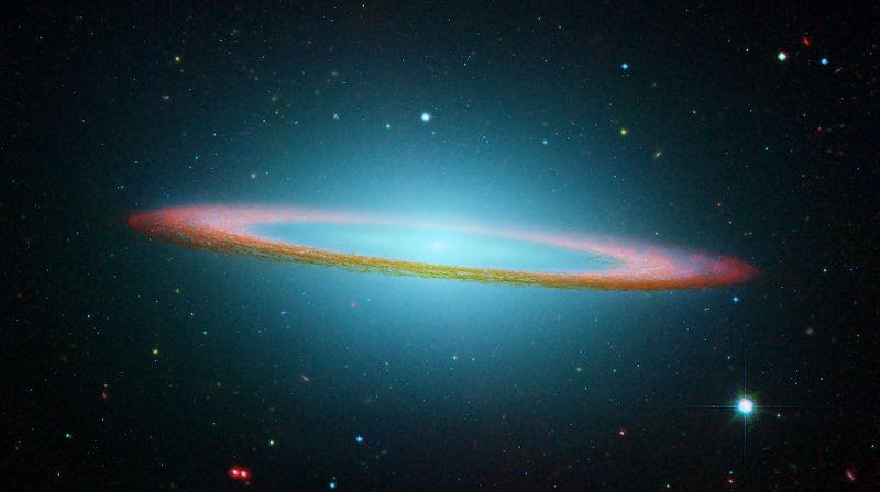 HI gas is associated with the disk Sombrero Galaxy not the