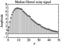 Umut Sezen (Hacettepe University) EEM401 Digital Signal Processing 06-Nov-01 15 / 75 Umut Sezen (Hacettepe University) EEM401 Digital Signal Processing 06-Nov-01 16 / 75 Dicrete-Time s Median Filter