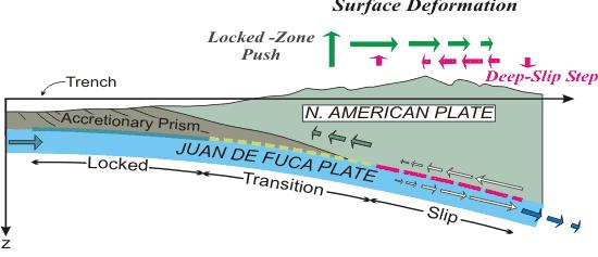 deep on the Cascadia subduction