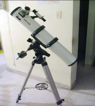 Observations with telescope