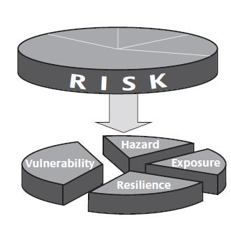 7 Conceptual study framework Conceptual study framework Definition of risk by the UNDP, 2004: The probability of harmful consequences resulting from interactions between natural or human induced