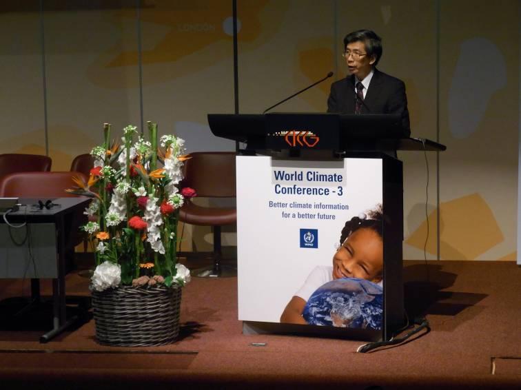Kiyoharu Takano, Director of JMA s Climate Prediction Division, served as a theme leader at one of the working parallel sessions titled Regional Climate Information for Risk Management.