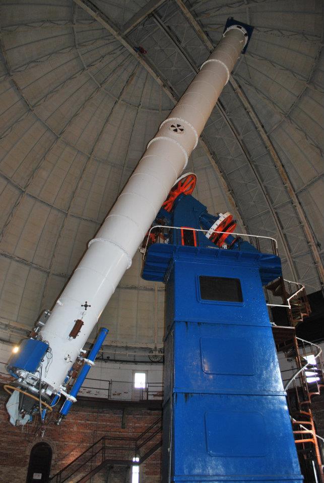 Largest refractor is the 40 (1m) telescope at