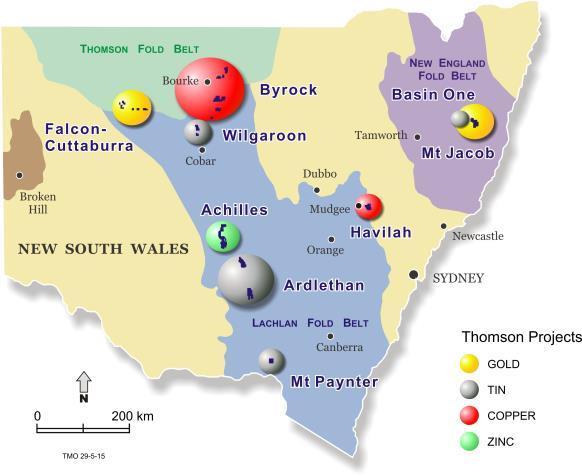 Figure 4: Thomson Projects in NSW