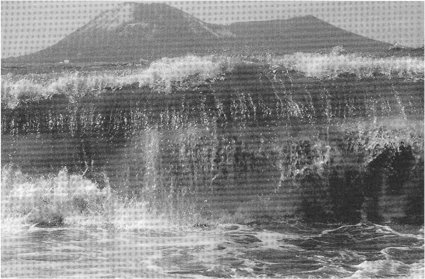 (SW?) Krakatoa Explosion - Followed by Tsunami! The series of 1883 Krakatoa explosions triggered a series of tsunami.