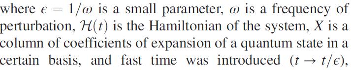 General approach to many-body Hamiltonians A. P. Itin & MIK, Phys. Rev. Lett.