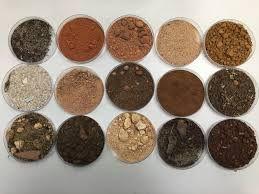 19 Soil describes the relative amounts of differently sized soil particles. Soil are classified as (largest particles),, or (smallest particles).
