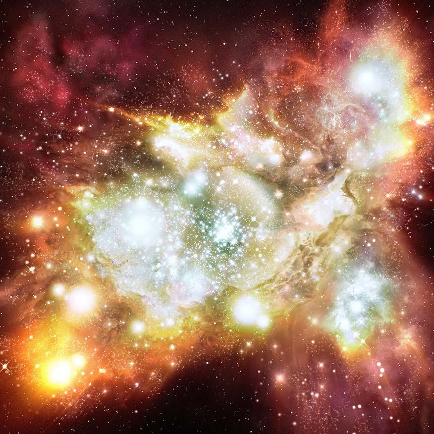 In a galaxy far, far away The Lynx Arc Biggest, brightest, hottest star forming region ever seen 12 billion light years