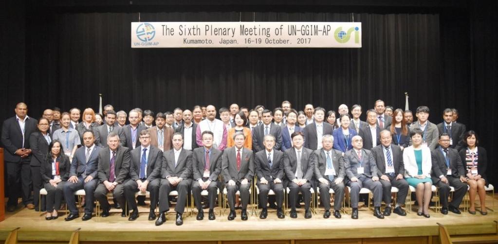 The Sixth Plenary Meeting of AP Committee October 16-19 2017 in Kumamoto, Japan 80 national delegates and observers from 15 countries and 4 international organizations Reviewed work progress and