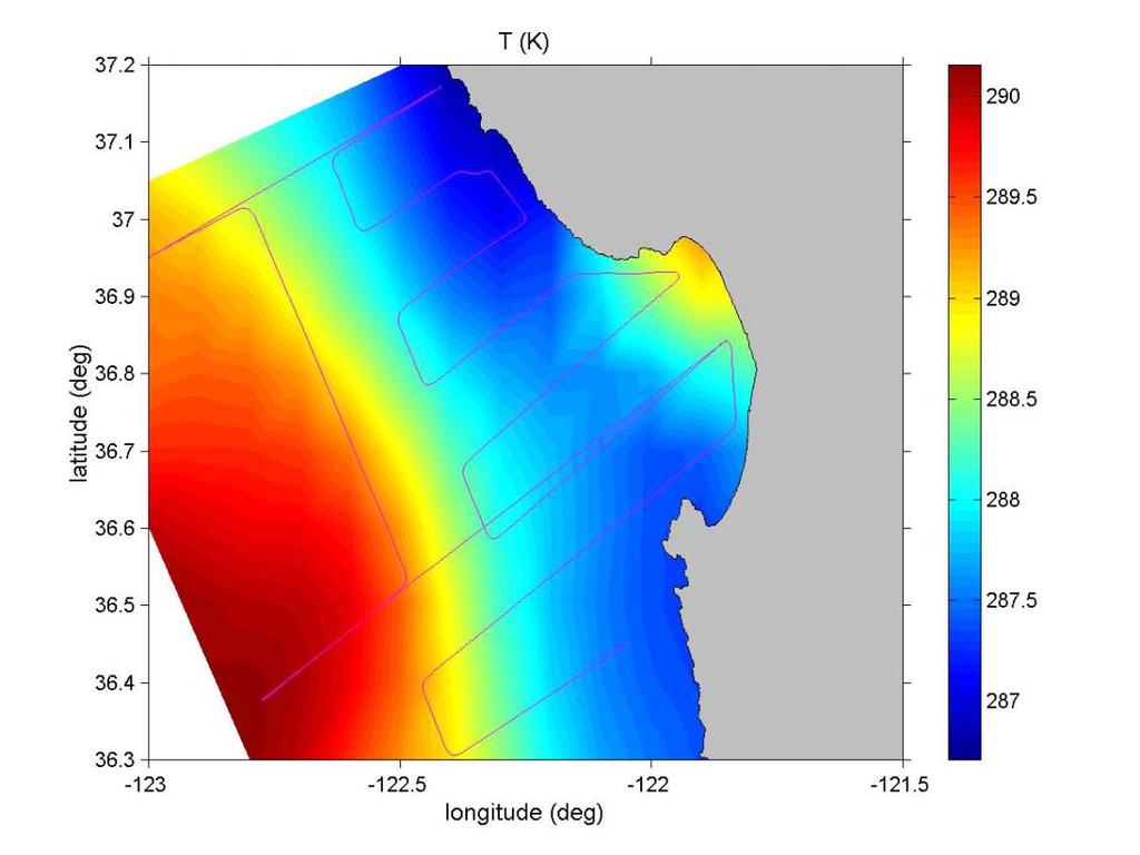 Figure 4. As in Figure 2, except for air temperature (T) and sea surface temperature (SST). Figure 5.