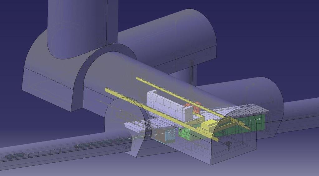 LBNO - CN2PY ν-beam design Key challenge : manage the slope, whilst maintaining reasonable tunnel sizes for optimized cost and
