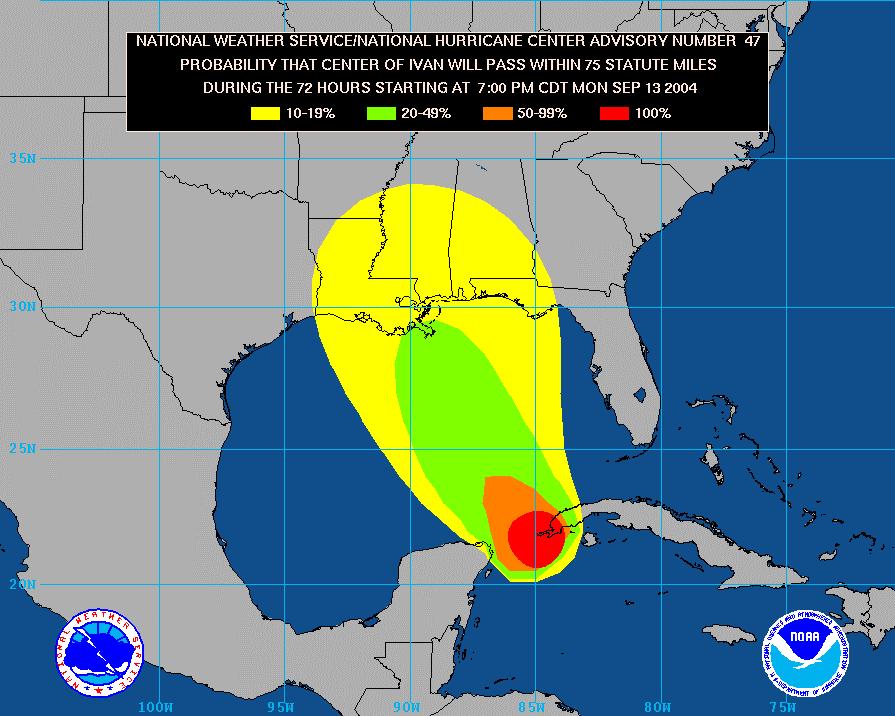 Existing TPC/NHC Products Used to Convey Uncertainty Strike