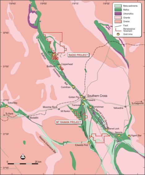 Agreement to consolidate Southern Cross landholding (including the Radio Gold Mine) with Southern Cross Goldfields Ltd s ( SXG ) SXG to spend $2.