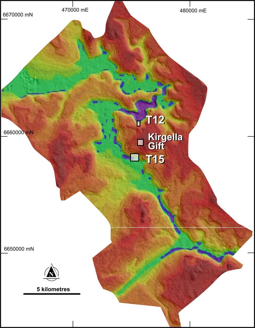 Pinjin Gold Project, Eastern Goldfields Covers the Rebecca Palaeochannel
