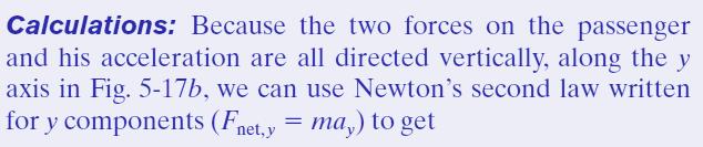 We can use Newton s Second Law only in an inertial frame.