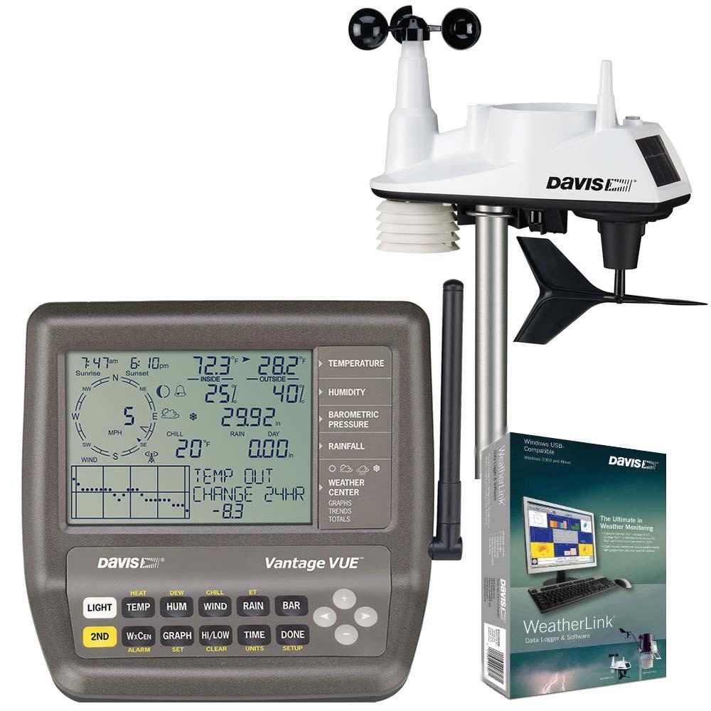 Product Description The 6250 Vantage Vue Wireless Weather Station provides accurate, reliable weather monitoring in a self-contained, easy-to-install system.