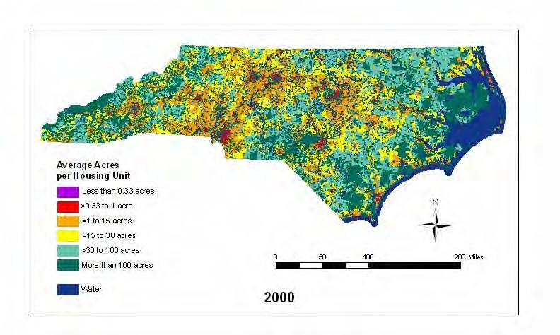 Housing Density Conservation Trust for North Carolina (2007) From Rural to Suburban