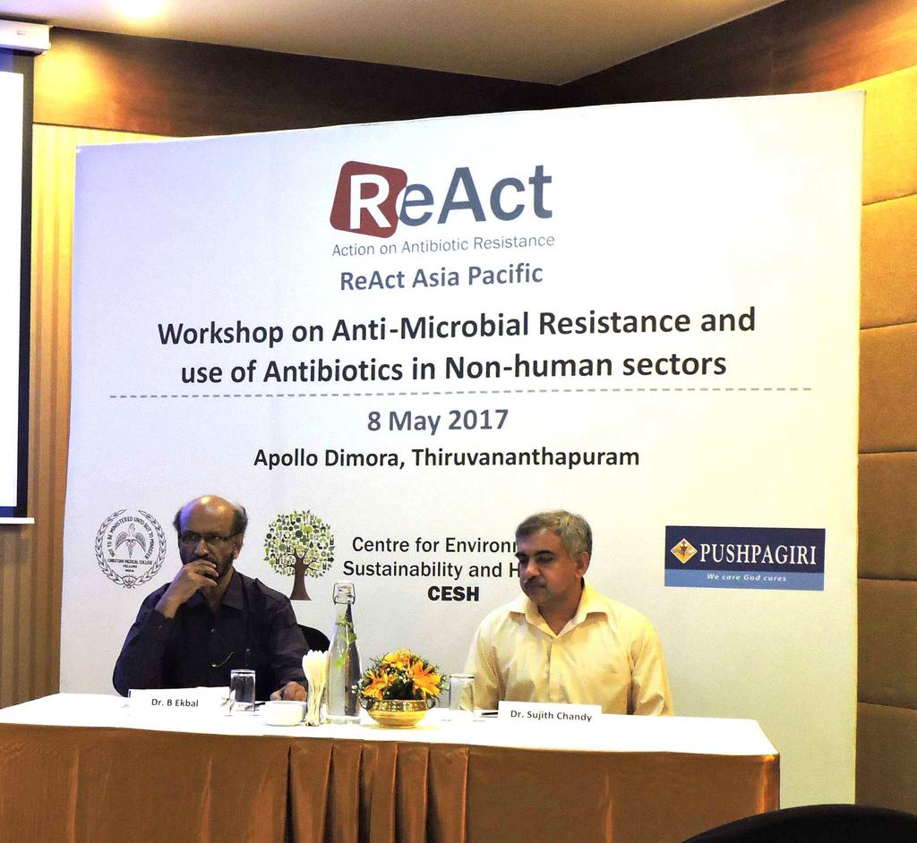 The forenoon session was intentioned to sensitise the delegates on the key issues of antimicrobial resistance in healthcare and farm sectors.