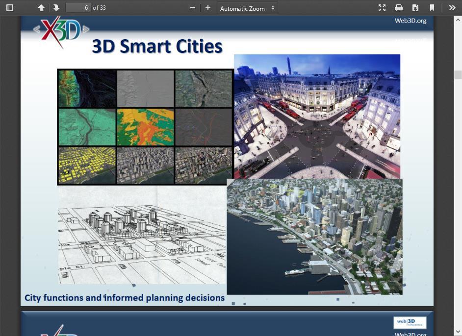 X3D Smart City X3D can be used to render CityGML models http://www.web3d.