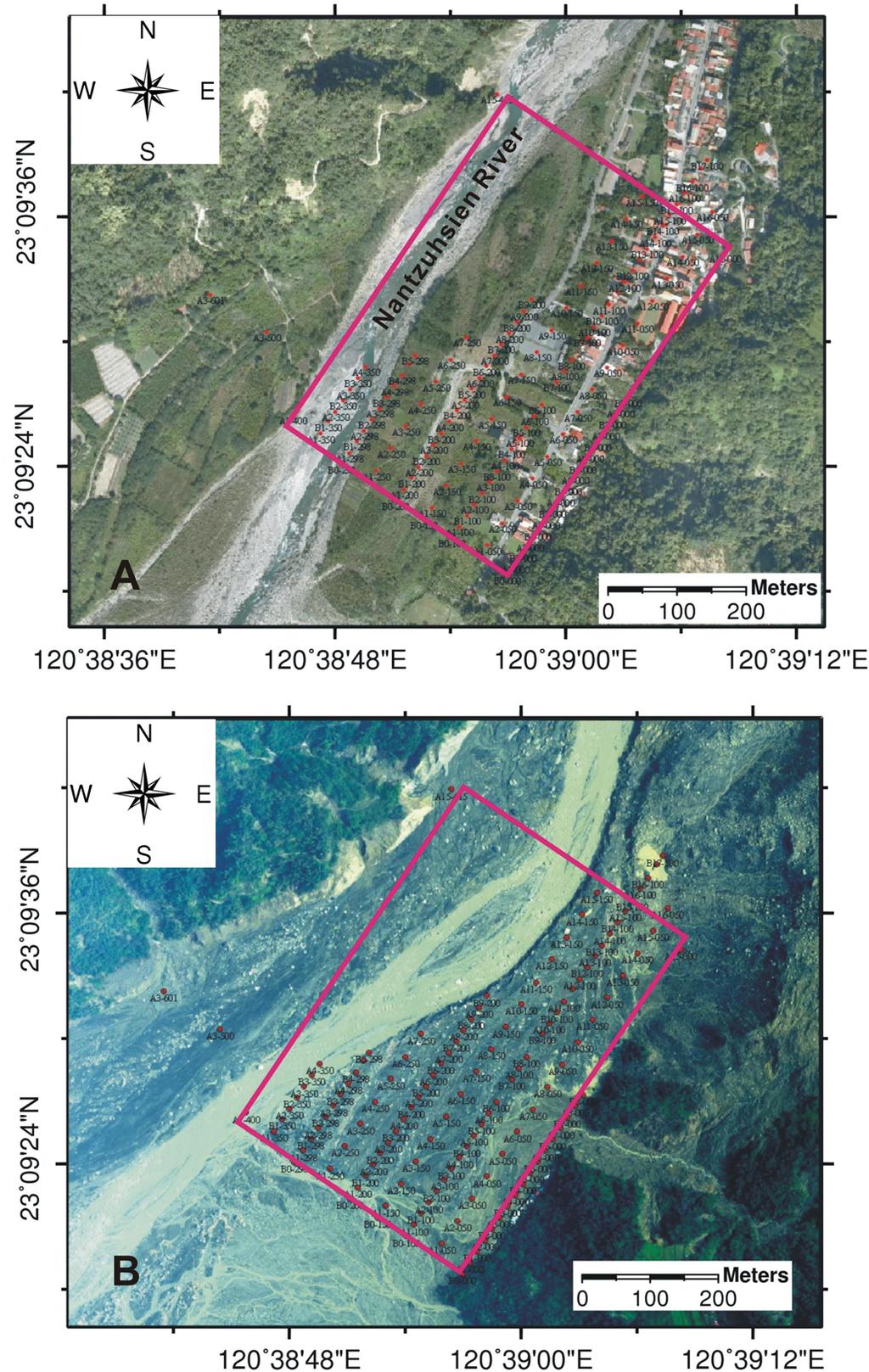 W.-B. Doo et al.: Magnetic signature of Siaolin Village after burial by a landslide 761 Fig. 3. Histograms of raw magnetic readings measured at heights of 1.22 (upper panel) and 1.