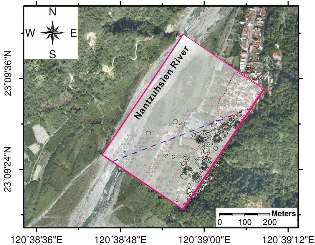 W.-B. Doo et al.: Magnetic signature of Siaolin Village after burial by a landslide 763 Fig. 6.