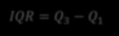 population σ 2 = x i μ 2 N sample s 2 = x i μ 2 n 1 Standard deviation A measure of