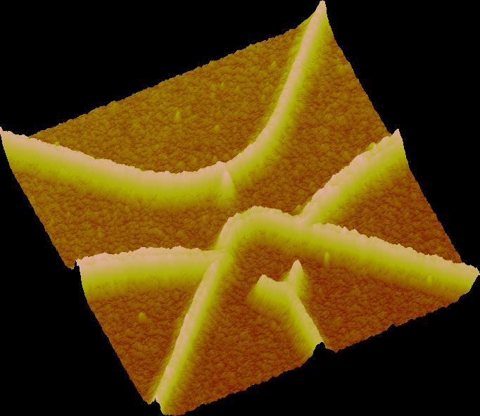 Quantum dots realized by AFM lithography