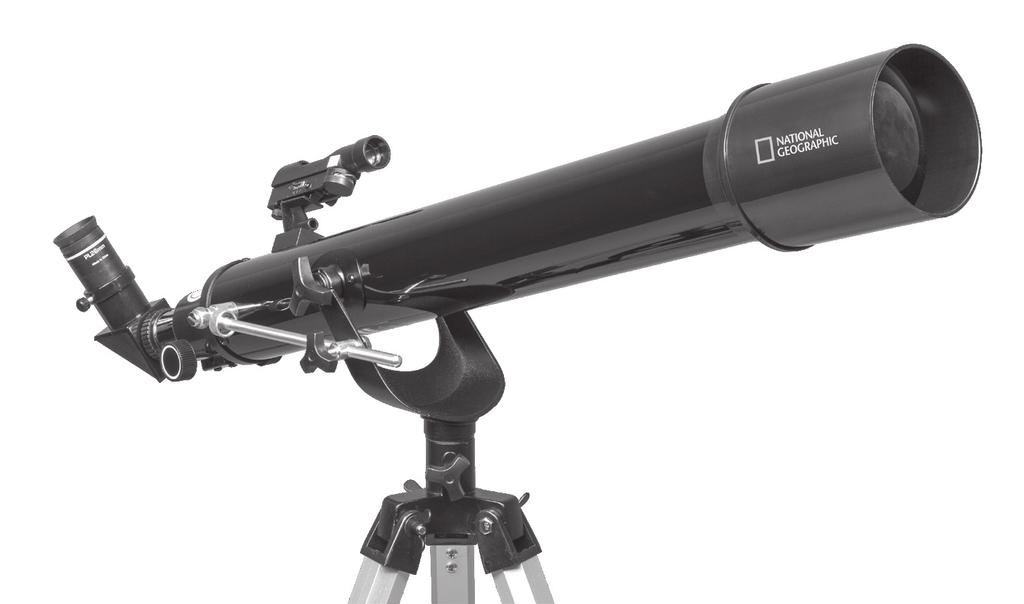 AGES 10+ 80-10070 NG700AZ 70 MM TELESCOPE W/ SLOW-MOTION ALT-AZIMUTH MOUNT INSTRUCTION MANUAL SPECIFICATIONS OPTICAL DESIGN MAGNIFICATION (WITH 2X BARLOW LENS) FRONT LENS (CLEAR APERTURE) FOCAL