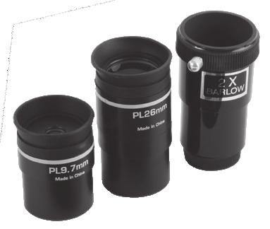 9 4 1 6 5 2 7 7 8 6 Parts Overview 1. 70mm Objective Lens 2. Slow-motion Alt-Azimuth Mount 3. Tripod with Accessory Tray 4.