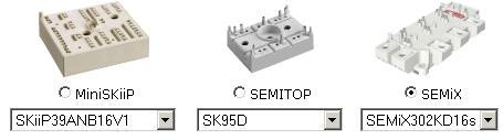 .. 4 Symbols and erms used... 4 A new version of SEMIKRON s online simulaion ool SemiSel has been released (hp://semisel.semikron.com).