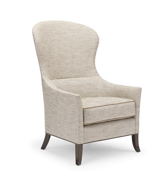 5 H x Seat 21 D x Seat 19.5 H Ottoline Lounge Chair (skirted) 30.