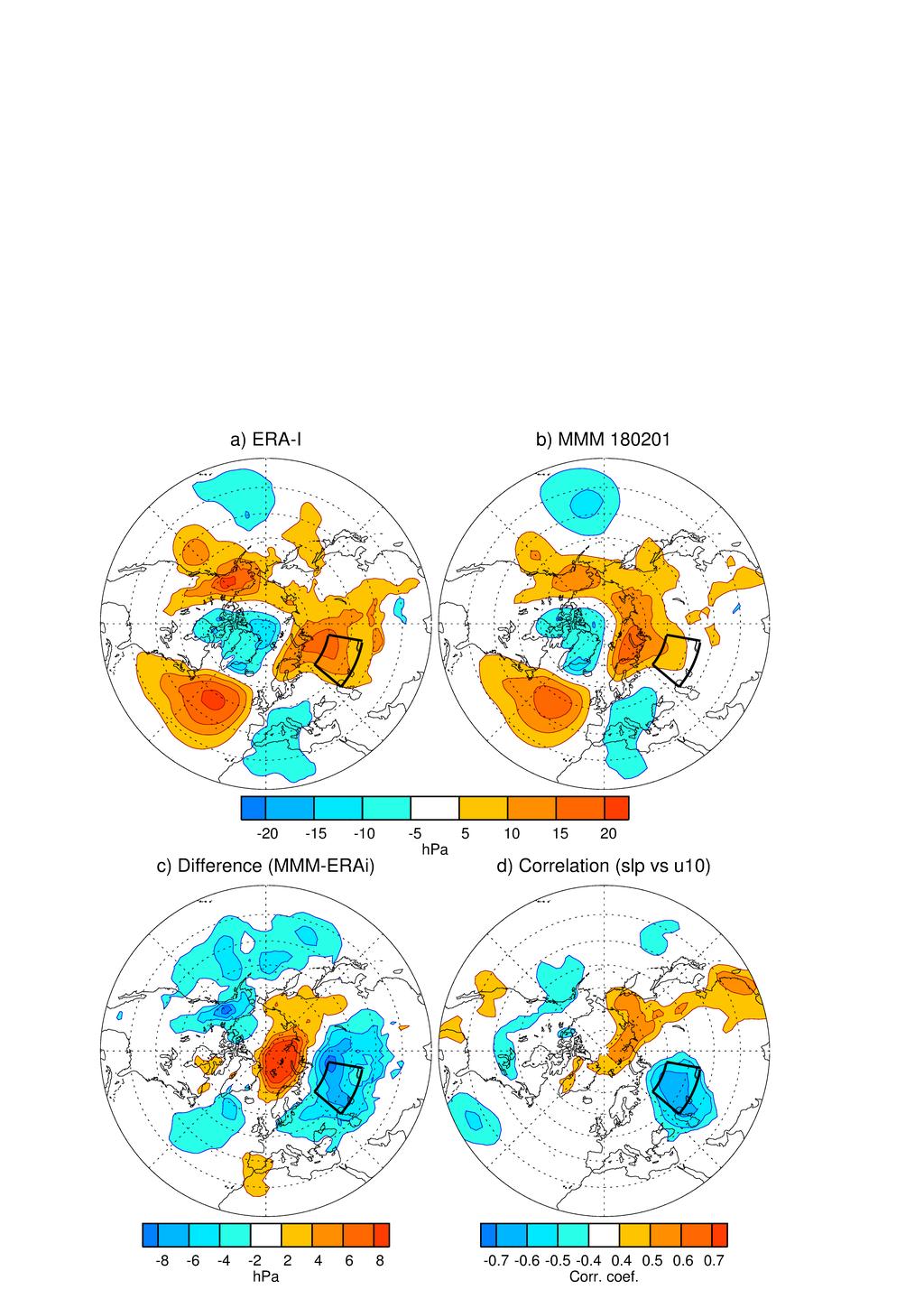 Tropospheric forcing of SSW 2018 Reanalysis Forecast Forecast error r (SLP vs U10) SLP anomaly averaged over 1-11 February in reanalysis and forecast from 1 February show several anomalous