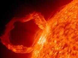 large eruptions may occur in photosphere prominences are clouds of gas that erupt from
