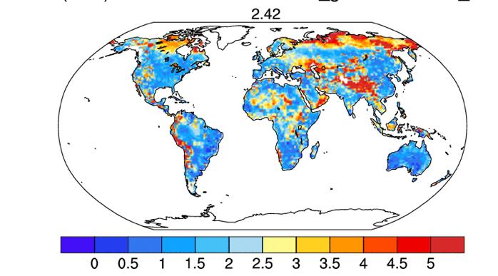 Land mean climate Land diagnostics: overall, CAM-SE