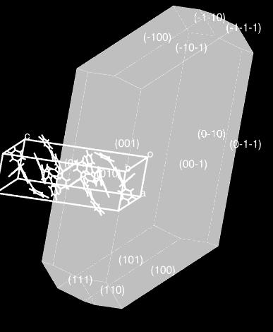 orientation of 1O crystal. Figure S17.