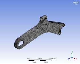 CATIA software is employed in this present work to design the concept of the LCA and after that, ANSYS software is considered to analyze the structural strength and optimized the weight with respect