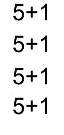 4. Distributive Property Example: 4(5 + 1) 4 Groups of (5+1) 4 Groups of 5