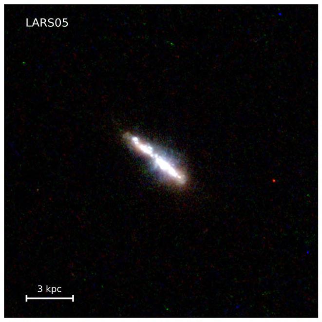 LARS05 Typical Lyman α emitting galaxy in the original LARS.
