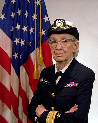 Grace Hopper Figure 2: Grace Hopper was one of the first famous programmers, working on the Harvard Mark 1 machine (Just across the river).