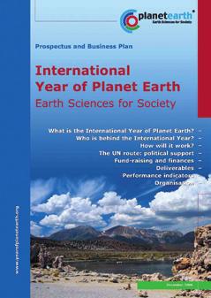 The International Year of Planet Earth The International Year of Planet Earth (IYPE) is a joint initiative of IUGS and UNESCO to raise awareness of the benefits of the Earth sciences among the public