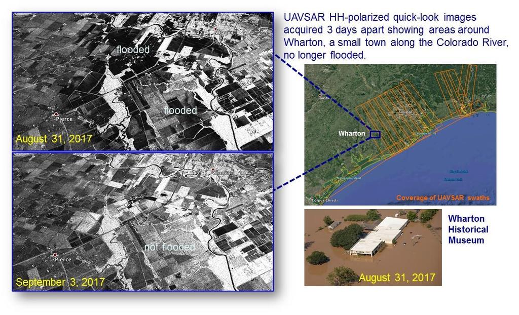 Radar Mapping Flood Impact What this provided: Helped provide a more complete picture than with satellite imagery alone Information on flood cresting across four major river basins as waters drained