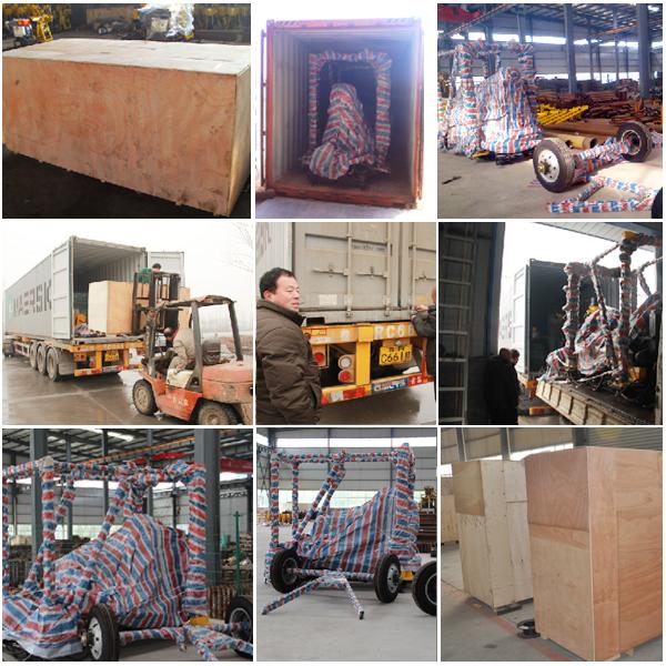 Drilling Rig Delievery DLX Series Rigs To protect drilling rigs during sea transportation, we give them proper packing.