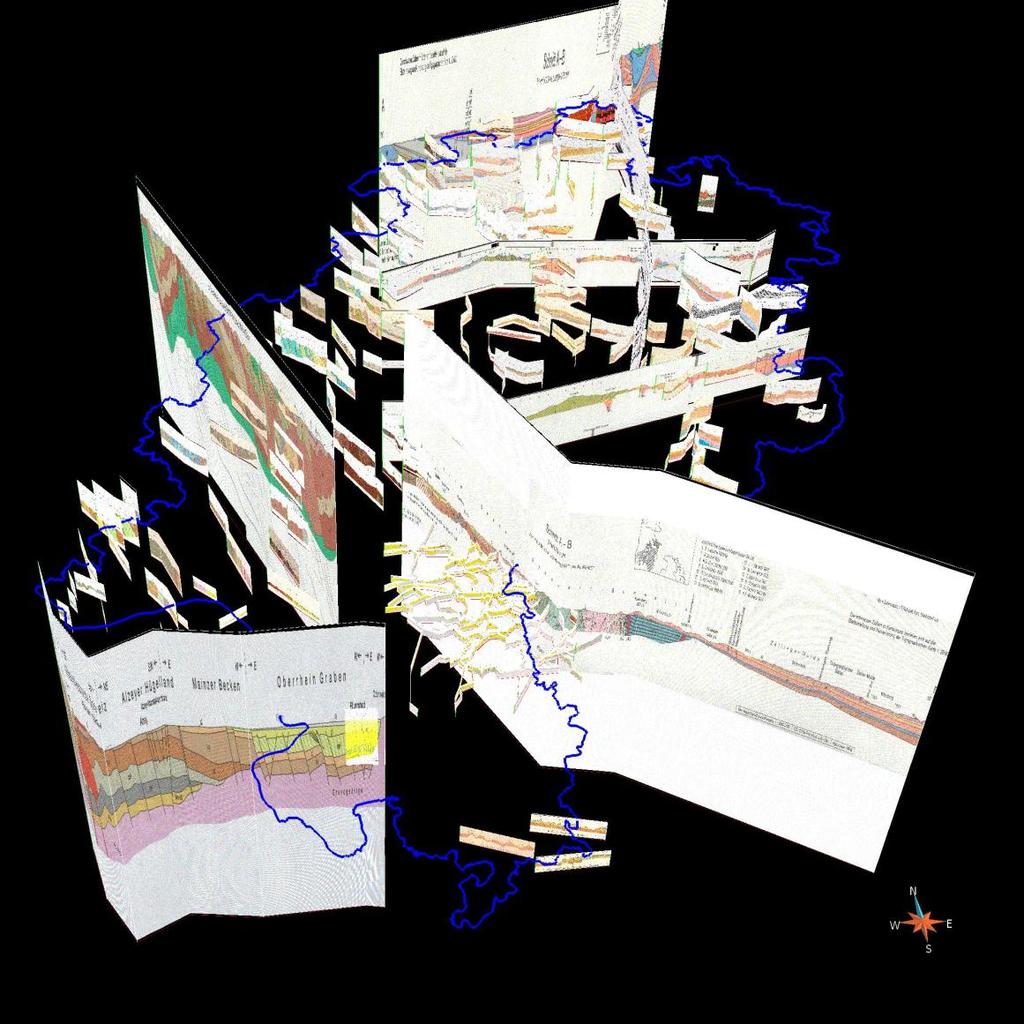 Geological maps (1 : 300,000, 1 : 200,000, 1 :
