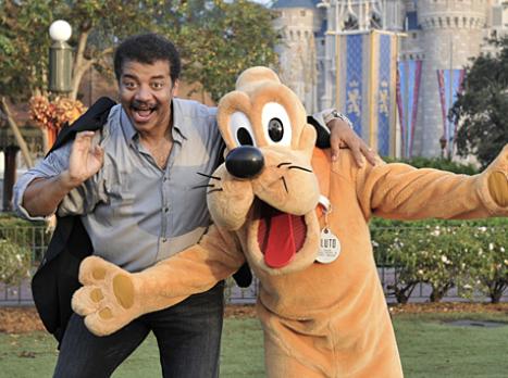 Neil degrasse Tyson Why Pluto Is Transgressive And Nobody Hugs The Moon As you read the interview below, the person interviewing has her questions in blue.