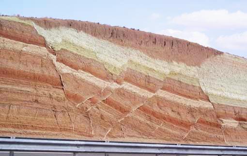 Crustal penetrating fault Often has km of displacement Separates linear